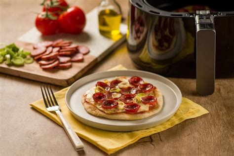 Receita De Pizza Lingui A Calabresa E Alho Por Feita Na Airfryer