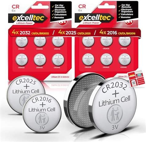 HYCELL Alkaline Lithium Button Cells Assorted Multipack Of 24 Incl