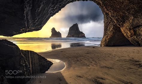Wharariki Beach Shutter Stock Image Database