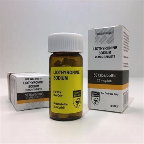 T3 Liothyronine Cytomel 25mcg Tab 50tab Hilma Biocare At Rs 14650 Box