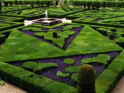 French Formal Garden In Loire Valley HD desktop wallpaper : Widescreen ...