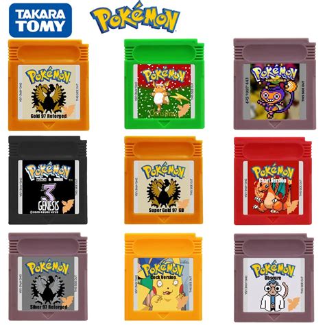 Gbc Spiel Kassette Bit Videospiel Konsolen Karte Pokemon Serie