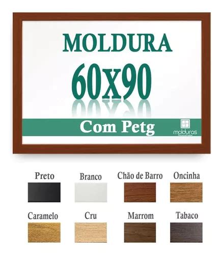 Moldura Chão De Barro 60x90 Cm Para Mapa Arte Poster Petg MercadoLivre