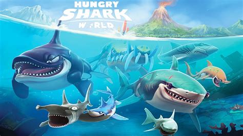 Hungry Shark World All 39 Sharks Unlocked Hack Gems And Coins Mecha Sharkjira Unlocked Upgrade