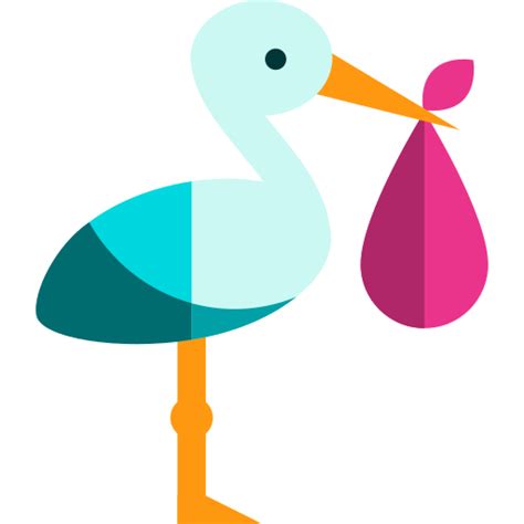 Stork Basic Straight Flat icon