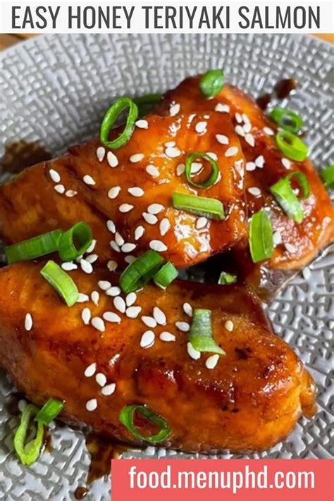 Easy Honey Teriyaki Salmon Food Menu