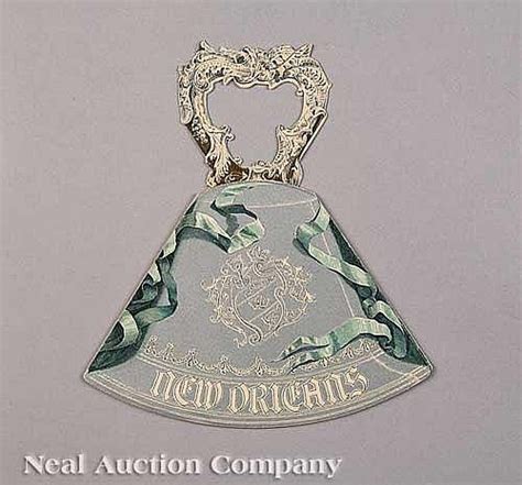 Lot Mardi Gras Rex Ball Invitation And Envelope
