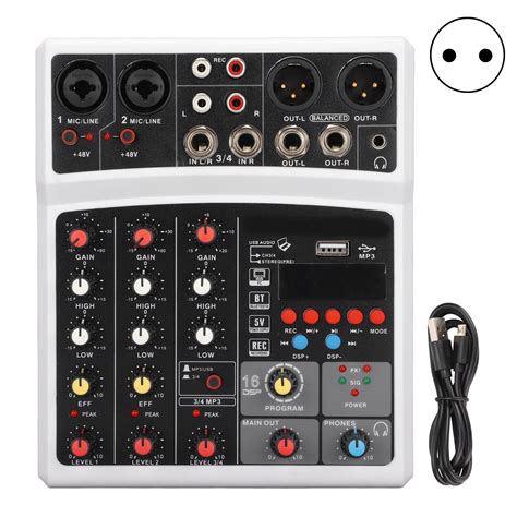 Bmg D Channel Mixer V Phantom Power Stereo Recording Channel