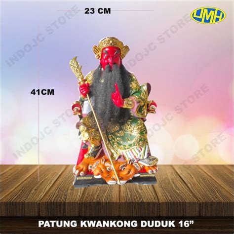 Jual Patung Dewa Kwan Kong Guan Yu Fiber 16 Inch Shopee Indonesia