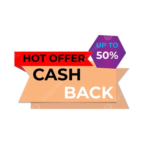 Cashback Tag Banner Design For Promotions Sales Discounts Cashback