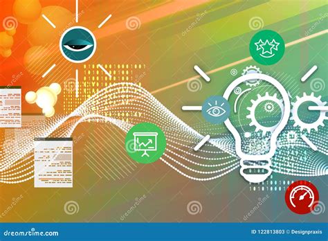 Idea Development Abstract Illustration Stock Illustration