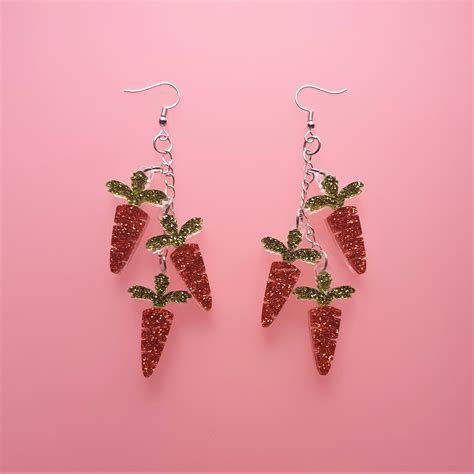 Carrot Earrings Cherryloco