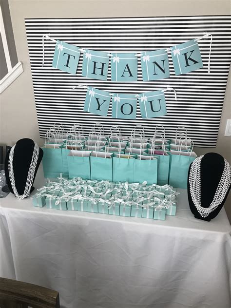 Tiffany And Co Themed Bridal Shower Favors Tiffany Blue Bridal Shower Tiffany Themed Bridal