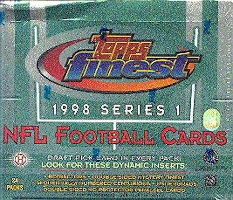 1998 Topps Finest Series 1 Football Hobby Box Da Card World