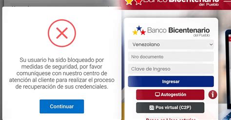 Cómo desbloquear mi usuario en la plataforma web del Banco