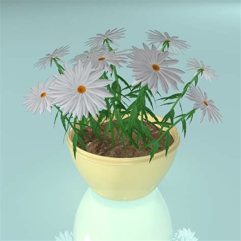 Low poly flower Free 3D Model - .fbx - Free3D