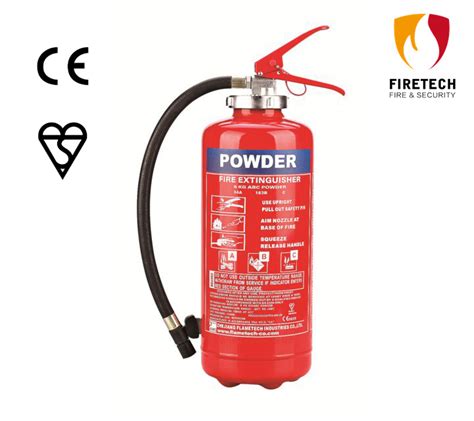 Portable 40 ABC Dry Powder Fire Extinguishers With Internal Gas