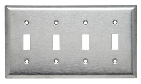 Upgrade Your Home With A 4 Gang Stainless Steel Wall Plate