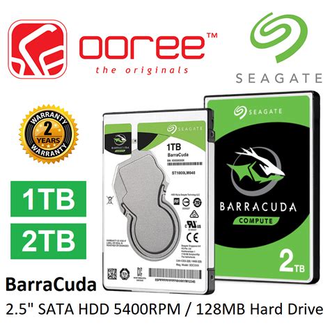 SEAGATE INT HDD BARRACUDA 2 5 SATA INTERNAL HARD DRIVE WITH 5400RPM