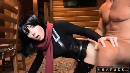 Mikasa Anal Roughly Fucks Till Cum In Mouth POV Cosplay Vol