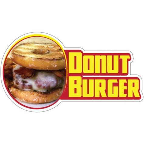 Signmission 8 In Decal Concession Stand Food Truck Sticker Donut