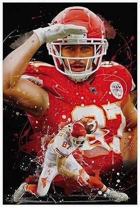 Amazon.com : travis Kelce | Travis kelce, Wall art decor prints, Print ...