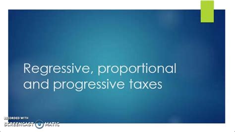 Regressive Proportional And Progressive Taxes Macroeconomic Afsomali Youtube