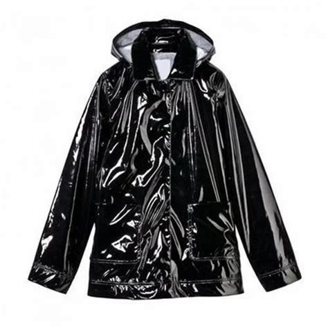 Black Mens Pvc Raincoat Size Small At In Mumbai Id