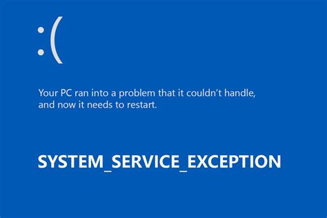 Windows System Service Exception