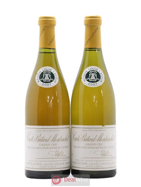 Acheter Criots B Tard Montrachet Grand Cru Louis Latour Sans Prix De