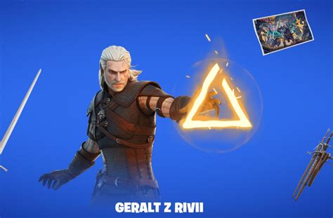 Wied Min Ostrzy Miecz Na Graczy W Fortnite Geralt Z Rivii Pojawi Si W