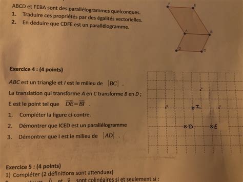 Bonjour Jaurais Besoin Daide Pour Un Devoir De Math Niveau Seconde