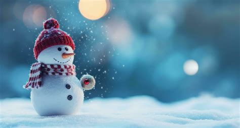 Winter snowman background 27247960 Stock Photo at Vecteezy