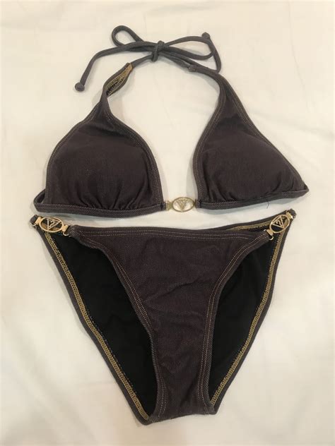 Guess Bikini Set Authentic Women S Fashion Swimwear Bikinis Swimsuits On Carousell