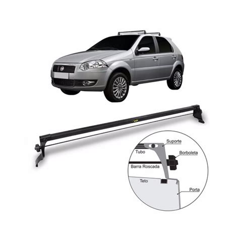 Par Travessa Rack Teto Bagageiro Fiat Palio Portas A Vhip