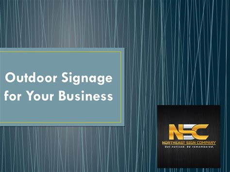 Outdoor Signage For Your Business By Northeast Sign Company Issuu