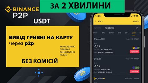 Як вивести гроші з Binance на карту через P2P Вивід коштів з Бінанс