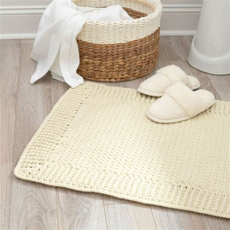 14 Free Crochet Bath Mat Patterns Crochet Scout