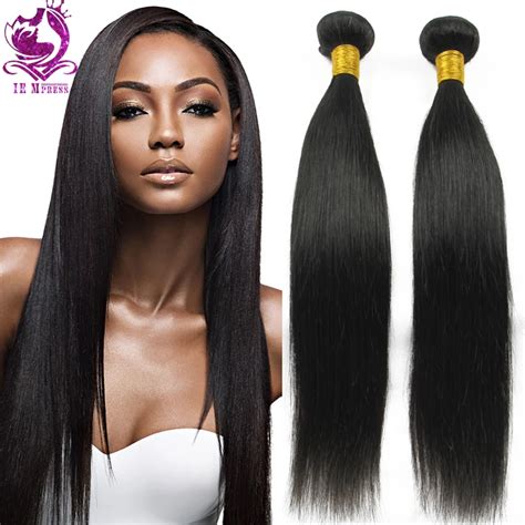 Indian Virgin Hair Straight Human Hair Weave 8A Grade Indian Remy Hair