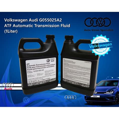 VW Volkswagen Audi ATF Automatic Transmission Fluid (1Liter) G 055 025 A2/G055025A2 | Shopee ...