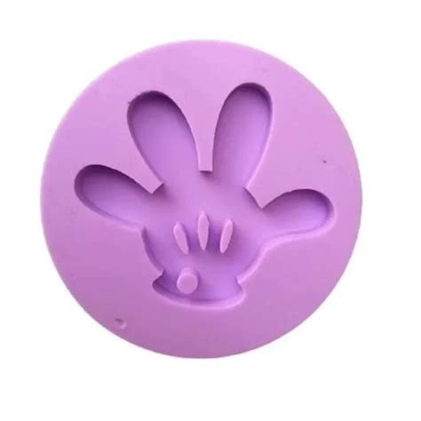 Molde De Silicone M O Mickey Chaveiro Resina Rb Elo