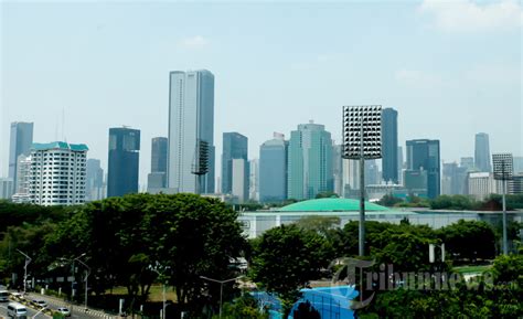 Kondisi Terkini Polusi Udara Di Jakarta Foto Tribunnews