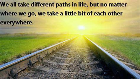 We all take different paths in life, but…