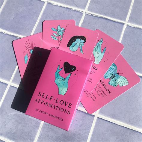 Self Love Positive Affirmation Card Deck Seconds Etsy