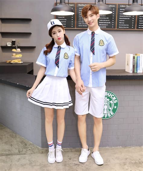 Summer Japanese School Uniform Girls Korean Navy Uniforms Boys Student ...