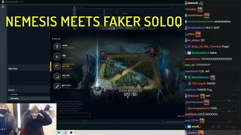 Nemesis Meets Faker In SoloQ LoL Daily Moments 1 YouTube