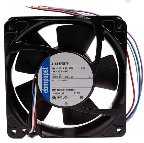 4114N 2H7P Ebm Papst 4100 NH7 S Force Series Axial Fan 24 V Dc DC