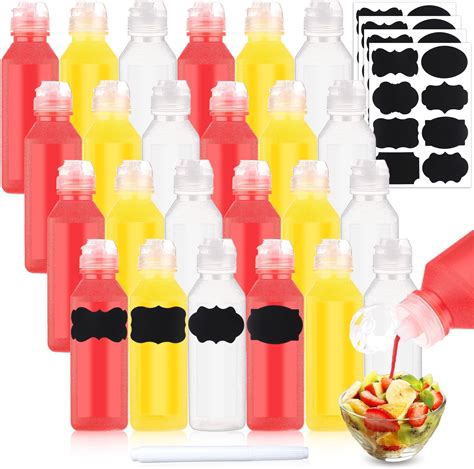 Amazon ANNICEE Condiment Squeeze Bottles 16 Oz 5 Pack With Flip