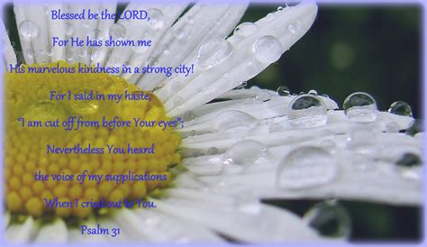 Psalm 31~~ Blessed Be The Lord | From A Humble Servant's Heart