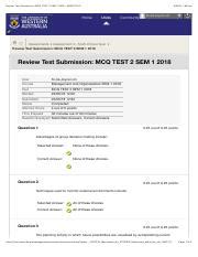 Review Test Submission MCQ TEST 2 SEM 1 2018 MGMT1136 Pdf